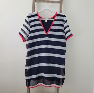 ⭐️40% Off⭐️ Lucky & Coco Striped Beach Coverup